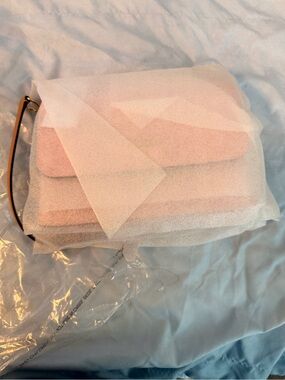 Coach Powder Pink Klare Leather Crossbody Shoulder Bag